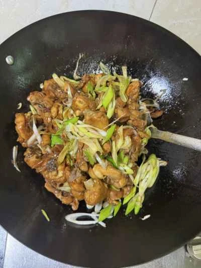 ネギ入り鶏もも肉の煮込みの作り方：11