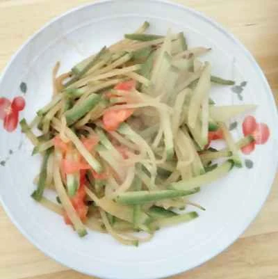 千切り大根の炒め物のレシピ