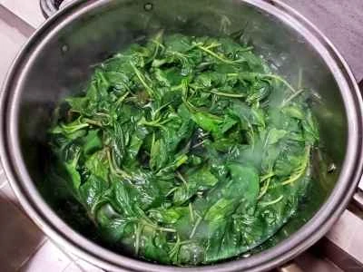 ニンニク風味ネギの作り方：2