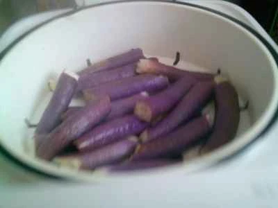 塩漬けアヒルの卵とナスのサラダの作り方：7