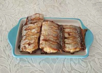 フライパンで焼いたリボンフィッシュのレシピ手順:5