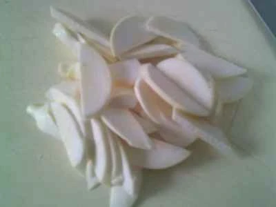 水たけのこ、カリフラワー、春雨の炒め物の作り方：4