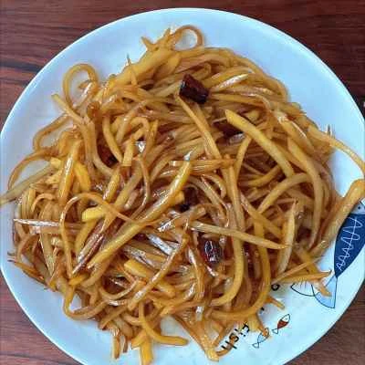 ホット＆サワーシュレッドポテトの作り方：9