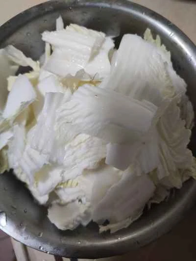 ベビーチンゲン菜の酢炒めの作り方：1