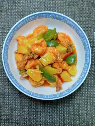 甘酢エビのレシピ