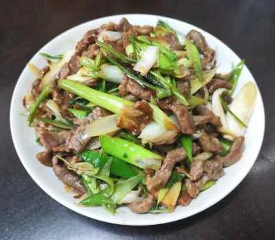 羊肉とネギの炒め物の作り方：9