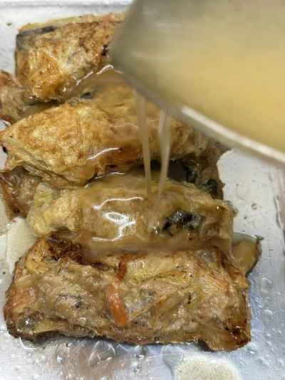 豆腐皮巻きの作り方：18