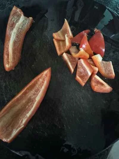 黒胡椒と薄切り肉で炒めたピーマンの作り方：5