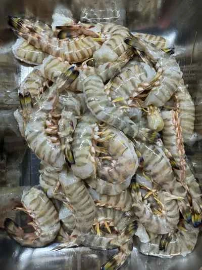 エビと大葉の炒め物の作り方：1