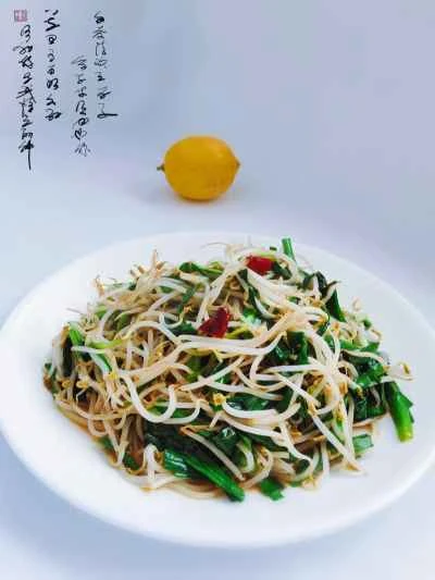 もやしとニラの炒め物のレシピ