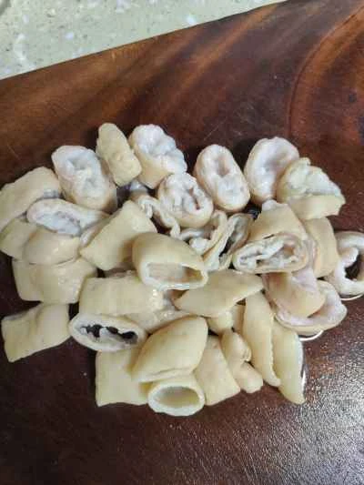 豚腸とキャベツのピクルス炒めの作り方：7