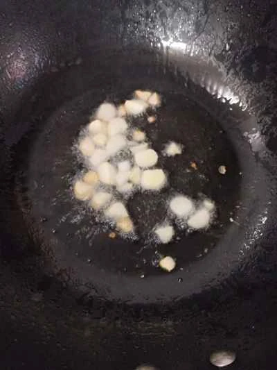 ネギ油エビの作り方：4