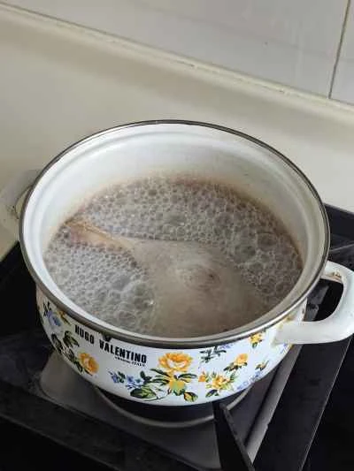 オクラを使った鴨もも肉の作り方：4