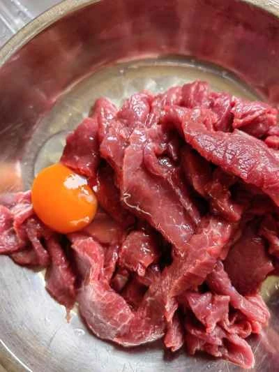 牛肉とキノコの炒め物の作り方：5