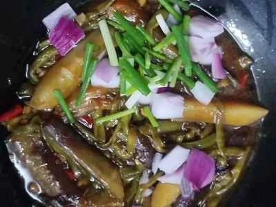 ナスとインゲンのシチューの作り方：12