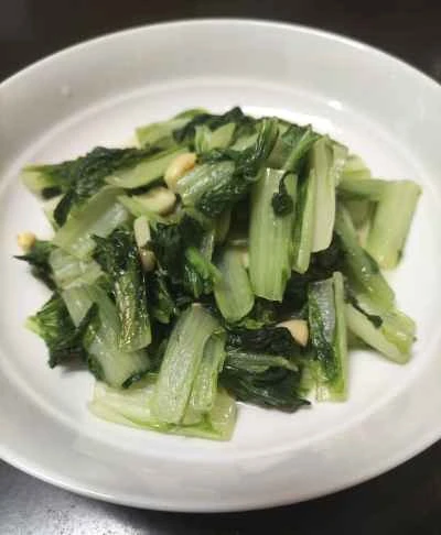 ニンニク風味キャベツのレシピ