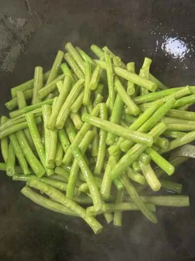 インゲン豆の炒め物の作り方：4