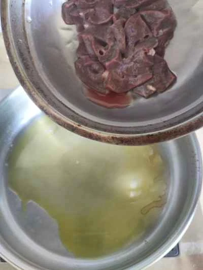 豚レバー炒めの作り方:4