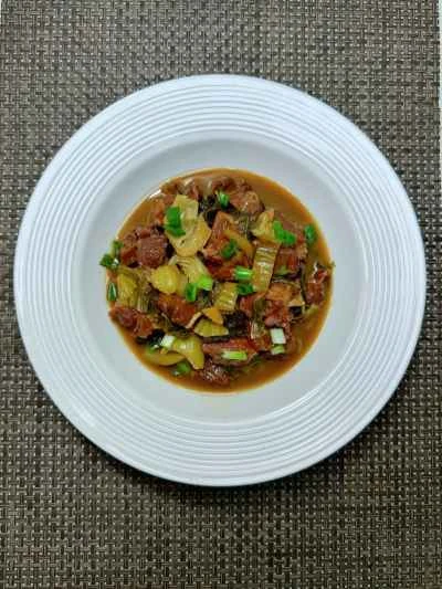 牛ブリスケットの煮込みと酢漬けキャベツの作り方：17