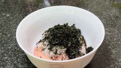 海藻、エビペースト、肉パテの作り方：5
