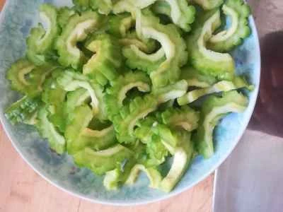 ゴーヤと卵の炒め物の作り方：3