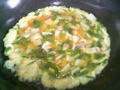 イカとスクランブルエッグの作り方：10