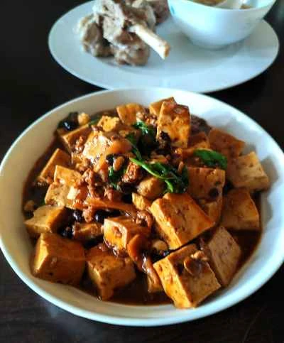 肉ソース煮豆腐の作り方：9