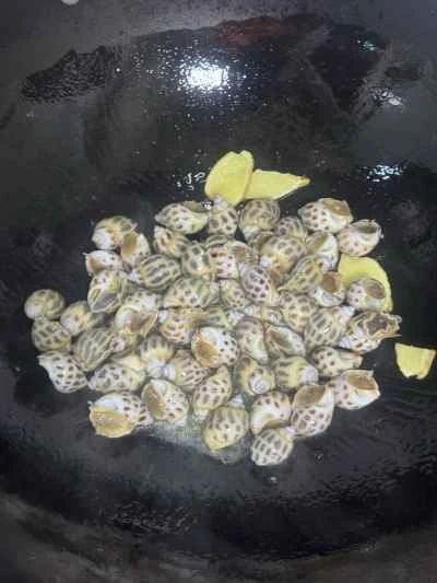 ニンニクとマスタードのツブ貝の作り方：5