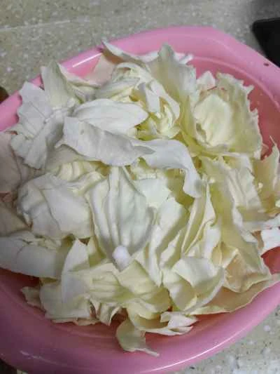 湯通しキャベツの作り方：2