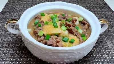 サテビーフと豆腐のキャセロールの作り方：16