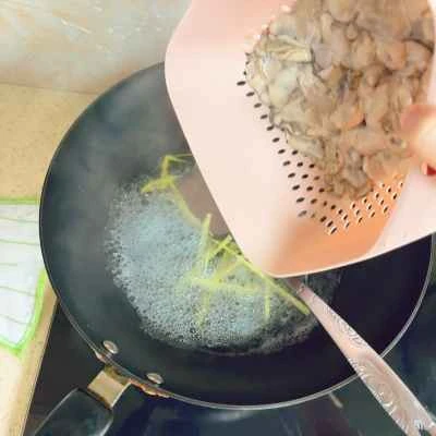 ねぎ油牡蠣と海藻の作り方：5