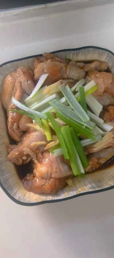 蒸し鶏の手羽先のレシピ手順：1