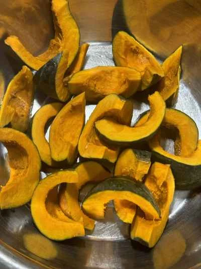 焼きベビーパンプキンレシピ手順：2