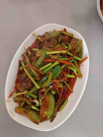 魚風味の細切り豚肉のレシピ