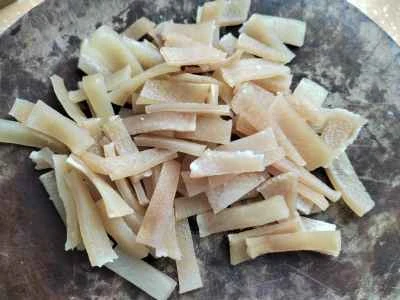 豚皮とインゲンの炒め物の作り方：3