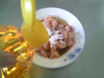 きのこと鶏胸肉の炒め物の作り方：9