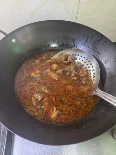 豚の腸と胃袋の煮込みの作り方：12