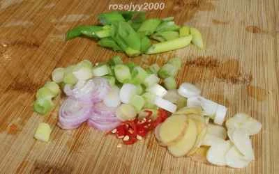 醤油で煮込んだイカの作り方：4