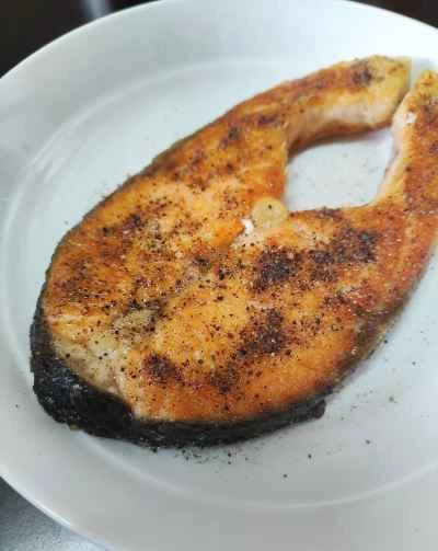 ブラックペッパーサーモンのレシピ手順：7