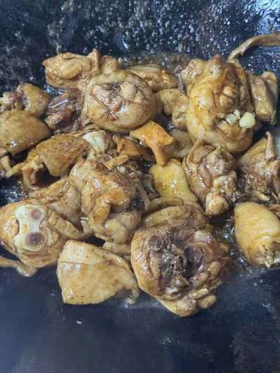 鶏肉と干しイカの煮込みの作り方：9