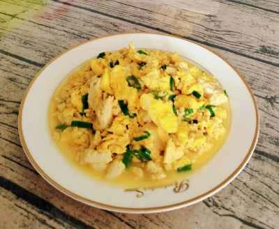 卵と豆腐の炒め物の作り方：8