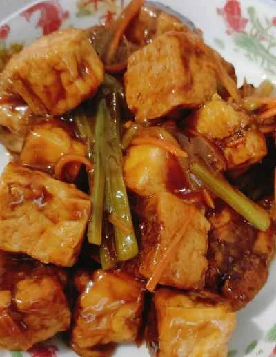 ひき肉と豆腐のパフを作る手順：6