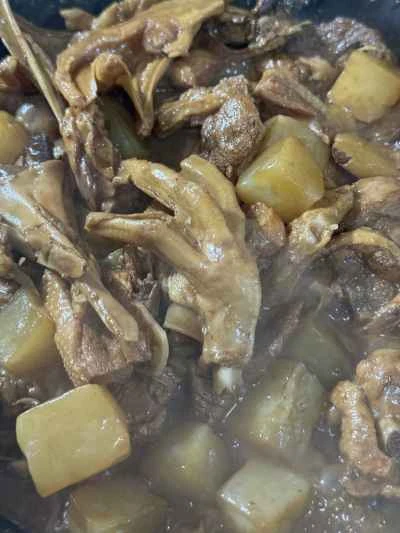 こんにゃく入り鴨肉の煮込みの作り方：13