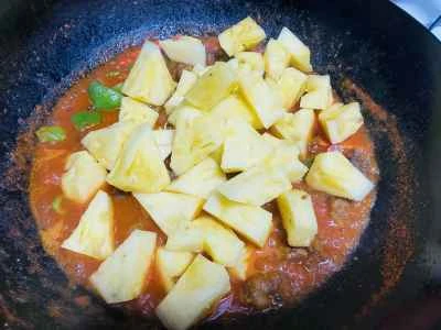 トマトとパイナップルのフィリングを作る手順：20