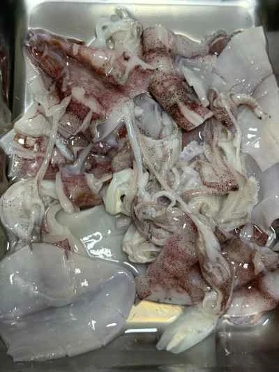 生姜入りイカのドライポットの作り方：1