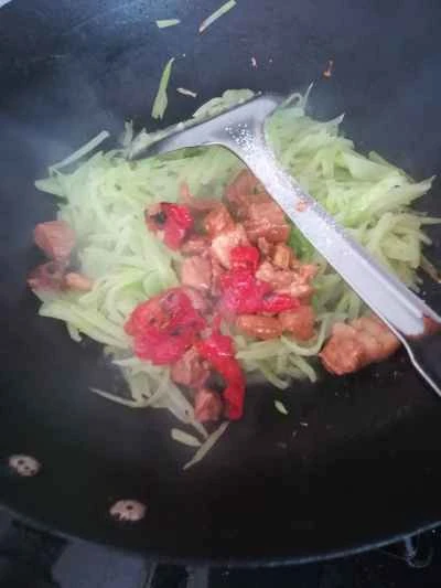 豚肉とたけのこの炒め物の作り方：6