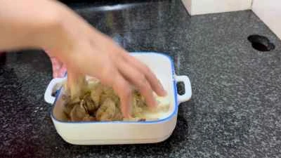 ハニーマスタードシュリンプボールのレシピ手順：6