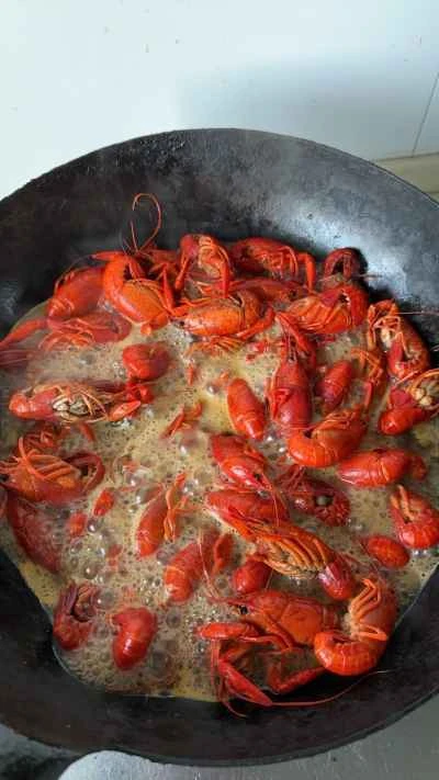 ザリガニの調理手順：2