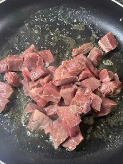 黒胡椒ビーフキューブのレシピ手順：5