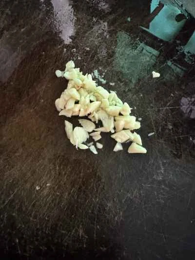 刻んだ唐辛子、ひき肉、こんにゃくの作り方：3